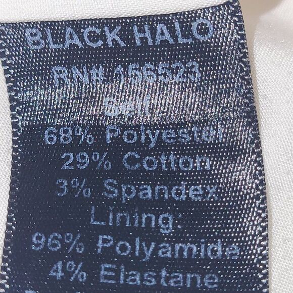 Black Halo Size 0 Multi-Color Ombre Animal Print Dress RTR Strapless USA Made - Picture 15 of 16